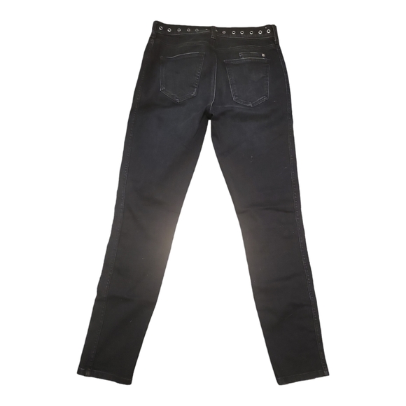 Current/Elliott High Waist 7 Pocket Studded Stiletto Luminary Skinny Jeans Sz 26 - Picture 9 of 14